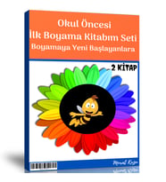 Okul Öncesi İlk Boyama Kitabım Seti (2 Kitap)
