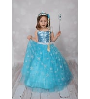 Elsa Frozen Tarlatanlı Abiye Kostüm