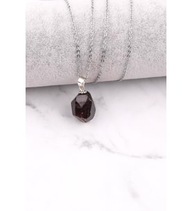 Garnet - Lal Doğal Taş Kolye