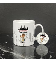 İlahiyatçı Kupa Bardak ve Anahtarlık Set 001