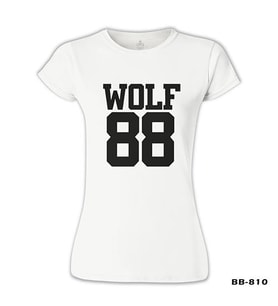 EXO - Wolf 88 Beyaz Bayan Tshirt