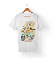 Vespa Beyaz Tişört