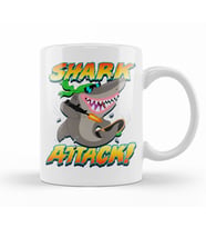 Shark Attack Kupa Bardak Porselen