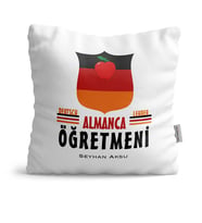 BK Gift Kişiye Özel Almanca Öğretmeni  Yastık