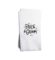 Bride & Groom Peçete Baskı 25 Adet