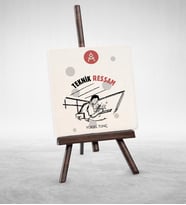 BK Gift Kişiye Özel Mesleki Teknik Ressam Şovaleli Doğal Taş  2