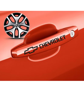 Chevrolet Sport Kapı Kolu Sport Sticker Yapıştırma 8 Ad