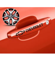 Chevrolet Sport Kapı Kolu Sport Sticker Yapıştırma 8 Ad