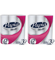 Papia kağıt Havlu 24 Lü Set (3 Katlı) (2PK*12)