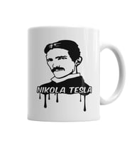 Nikola Tesla Electric Eyes Kupa Bardak Porselen