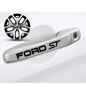 St Kapı Kolu Sport Sticker Yapıştırma 8 Adet