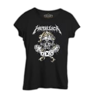 Metallica - X - X Siyah Kadın Tshirt