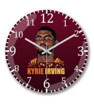Kyrie Irving  Duvar  Saati  Bombeli Gercek Cam