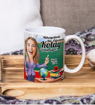 Kişiye Özel Hediye Öğretmenler Günü Karikatür Baskılı Kupa Bardak