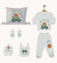 Pia Baby Gl 1901-08 İsme Özel Yastık Zıbın Set