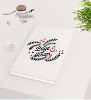 BK Gift Kişiye Özel Sevgililer Günü Beyaz Defter-29