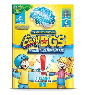 Easy Dikkati Güçlendirme Seti 5-8 Yaş A Kitapçığı - Osman Abalı