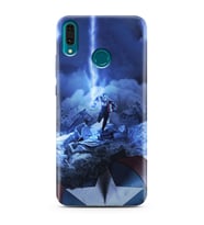 Kaptan Amerika Tasarım Süper Şeffaf Silikon Telefon Kılıfı Huawei Y9 (2019)
