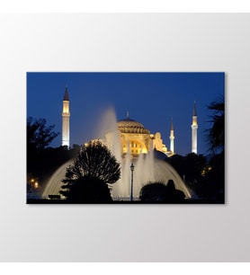 Arty Tablo Ayasofyada Akşam Tablo (Karışık)
