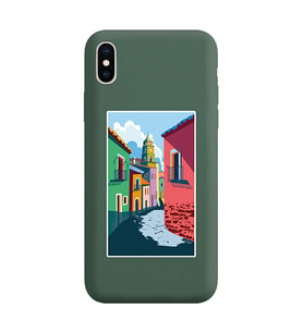 Koyu Yeşil Lansman Telefon Kılıfı Iphone X