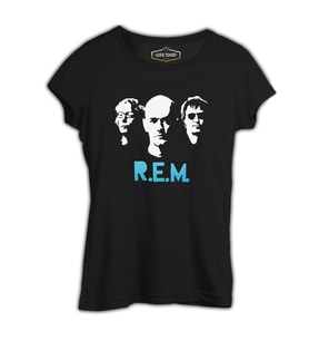 R.E.M Siyah Bayan Tshirt