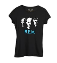 R.E.M Siyah Bayan Tshirt