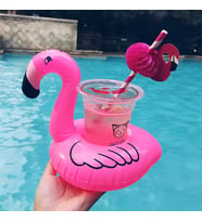 Flamingo Şişme Havuz Deniz Bardak Tutucu Float Bar