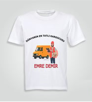 Kişiye Özel Kurye Baskılı Tshirt