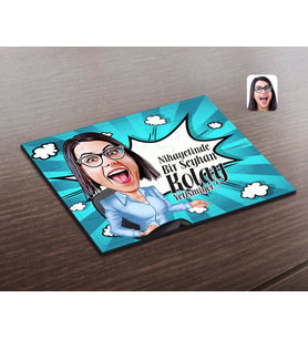 BK Gift Kişiye Özel Kadın Kolay Yetişmiyor Karikatürlü Ahşap Puzzle-2