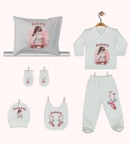 Pia Baby Gl 1940-08 İsme Özel Yastık Zıbın Set