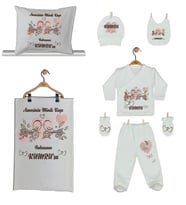 Pia Baby Gl 1927-06 İsme Özel Yastık Battaniye Zıbın Set