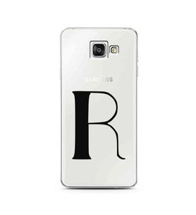 Samsung A3 (2016) Harf Tasarımlı Telefon Kılıfı R-Harfi 