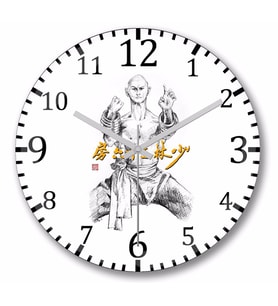 36th Chamber of Shaolin Duvar Saati Bombeli Gercek Cam
