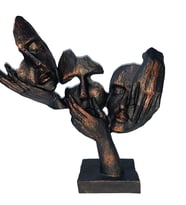 Görmedim Duymadım Bilmiyorum Üçlü Biblo Mask (Çok Renkli)