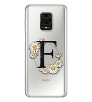 Papatya Harf Tasarım Süper Şeffaf Silikon Telefon Kılıfı Xiomai Redmi Note 9 Pro
