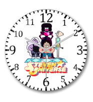 Steven Universe Duvar Saati Bombeli Gercek Cam