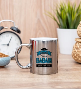 Canım Babam Silver Kupa Bardak