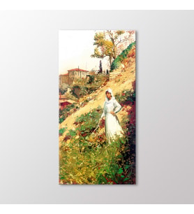 Arty Tablo Üsküdar Sırtlarında Tablo (Karışık)