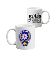 Polis Kupa Bardak - İsim Baskılı Kişiye Özel Hediye