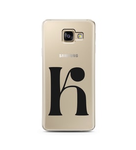 Samsung A3 (2017) Harf Tasarımlı Telefon Kılıfı K-Harfi 