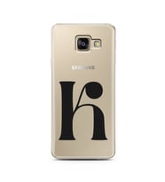 Samsung A3 (2017) Harf Tasarımlı Telefon Kılıfı K-Harfi 