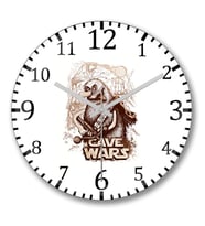 Cave Wars Duvar Saati Bombeli Gercek Cam