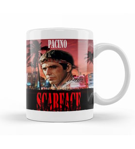 Scarface Al Pacino Kupa Bardak Porselen