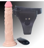 Dildo Series 15 Cm 10 Modlu  ve Vajinal Strap On Tireşimli Realistik Penis