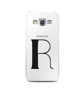 Samsung A3 (2015) Harf Tasarımlı Telefon Kılıfı R-Harfi 