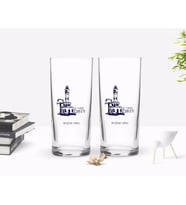 BK Gift Kişiye Özel Renkli Baskılı İzmir Tasarımlı Turistik İkili Rakı Bardağı Seti-2 (Beyaz)