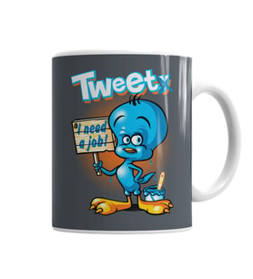 Tweety Tweet Kupa Bardak Porselen