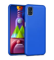 Microsonic Matte Silicone Samsung Galaxy M51 Kılıf Mavi