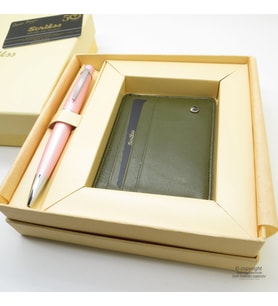 Scrikss İsme Özel Kredi Kartlık + Pembe Kalem Set Haki MD-1217  Kredi Kartlık + Kalem  Scrikss Kalem  İsme Özel Kalem  Hediyelik Kalem