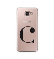 Samsung A7 (2016) Harf Tasarımlı Telefon Kılıfı C-Harfi 